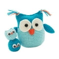 thumbnail image 5 of DIY Owl Doll Crochet Hand Knitting Toy Starter Crochet Your Own Crochet Beginner Crochet for , Blue, 5 of 8