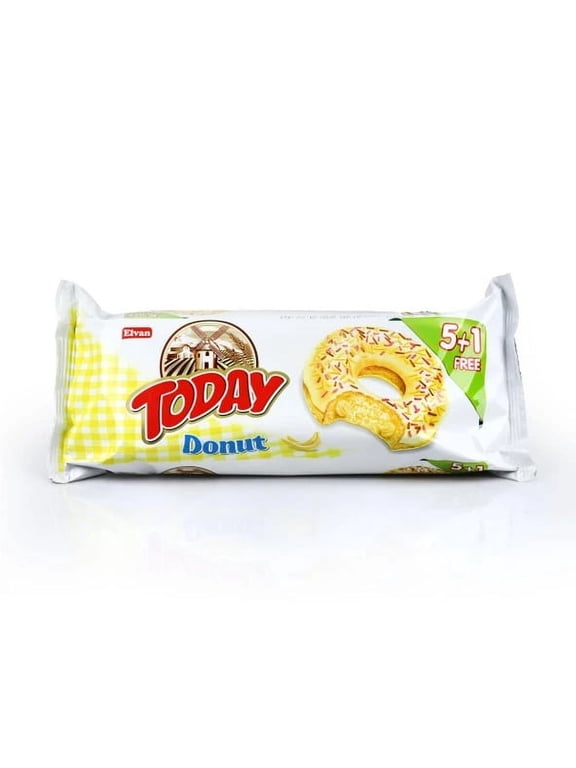Donut Banana Cake Multipack Package 35 Grams 6 Pieces (1 Pack)
