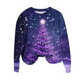 thumbnail image 6 of Ailaofu Christmas Sweater Long Sleeve Crewneck Knit Ugly Sweater Trendy Casual Funny Xmas Graphic Print Cute Pullover Sweaters, 6 of 6
