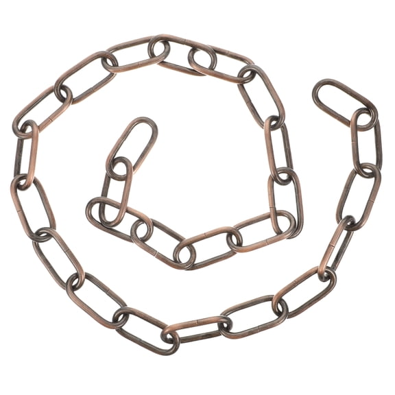 2 Pc Chandelier Chain Country Decor Hanging Practical Iron Lamp Light Extension for Supply Accessory Rustic Fixtures