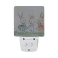 thumbnail image 2 of Cute Rabbit Ballet Dancing Night Light 2 Pack LED Nightlight Plug into Wall Dusk to Dawn Sensor Soft White, 2 of 7