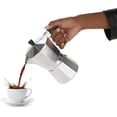 thumbnail image 2 of Cafetera de Aluminio, Cafeteras Italianas con 150ml 300ml 450ml 3 tazas Sunnimix Taza de café Moka Pot, 2 of 7