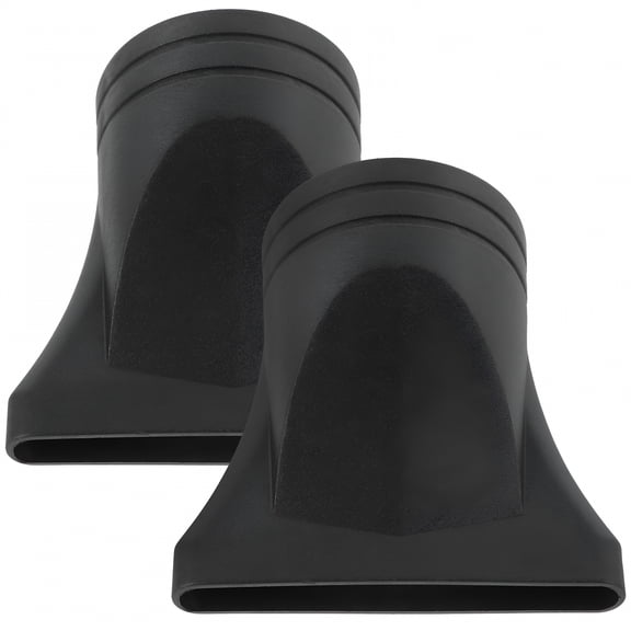 HIBIBUD 2pcs Hair Dryer Nozzle Salon Replacement Dryer Nozzle Black Hair Blower Nozzle for Barber Shop Home