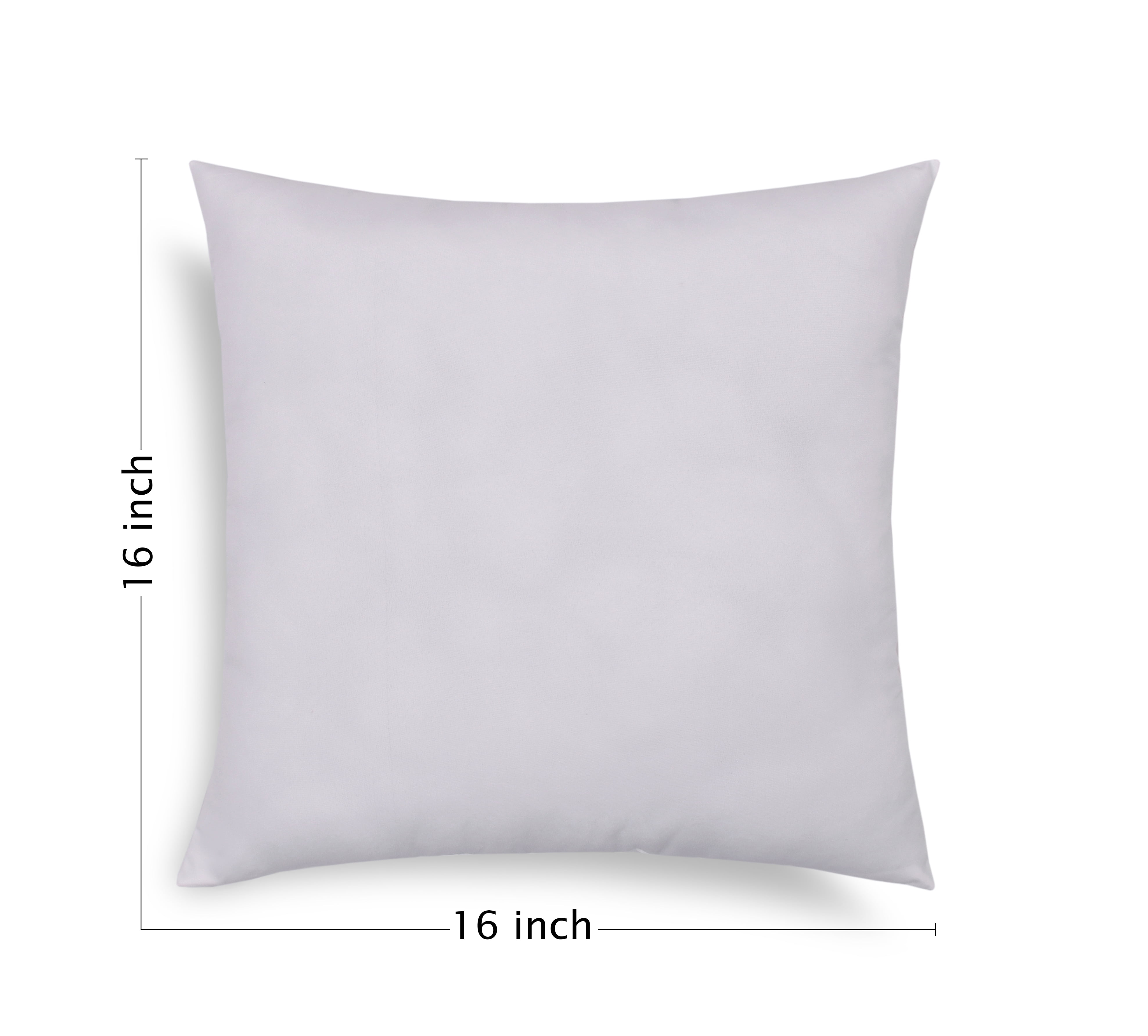 Mainstays Decorative Pillow Insert, 16" x 16", 2 pack