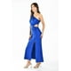 thumbnail image 2 of Vestido de un hombro Roman Fashion /Juvenil, 9302 (Azul rey) azul EG, 2 of 5