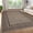 8x10ft Brown, variant on 8 x 10 ft Washable Area Rug, Modern Checkered Bordered Non Slip Soft Low Pile Stain Resistant Rug for Living Room Bedroom Dining Room Office - Beige