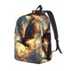 thumbnail image 1 of Disketp Golden Sky Bald Eagle Mochila de Lona Estampada, Mochila Escolar de Viaje Ligera para Estudiantes y Portátil-Medium, 1 of 5