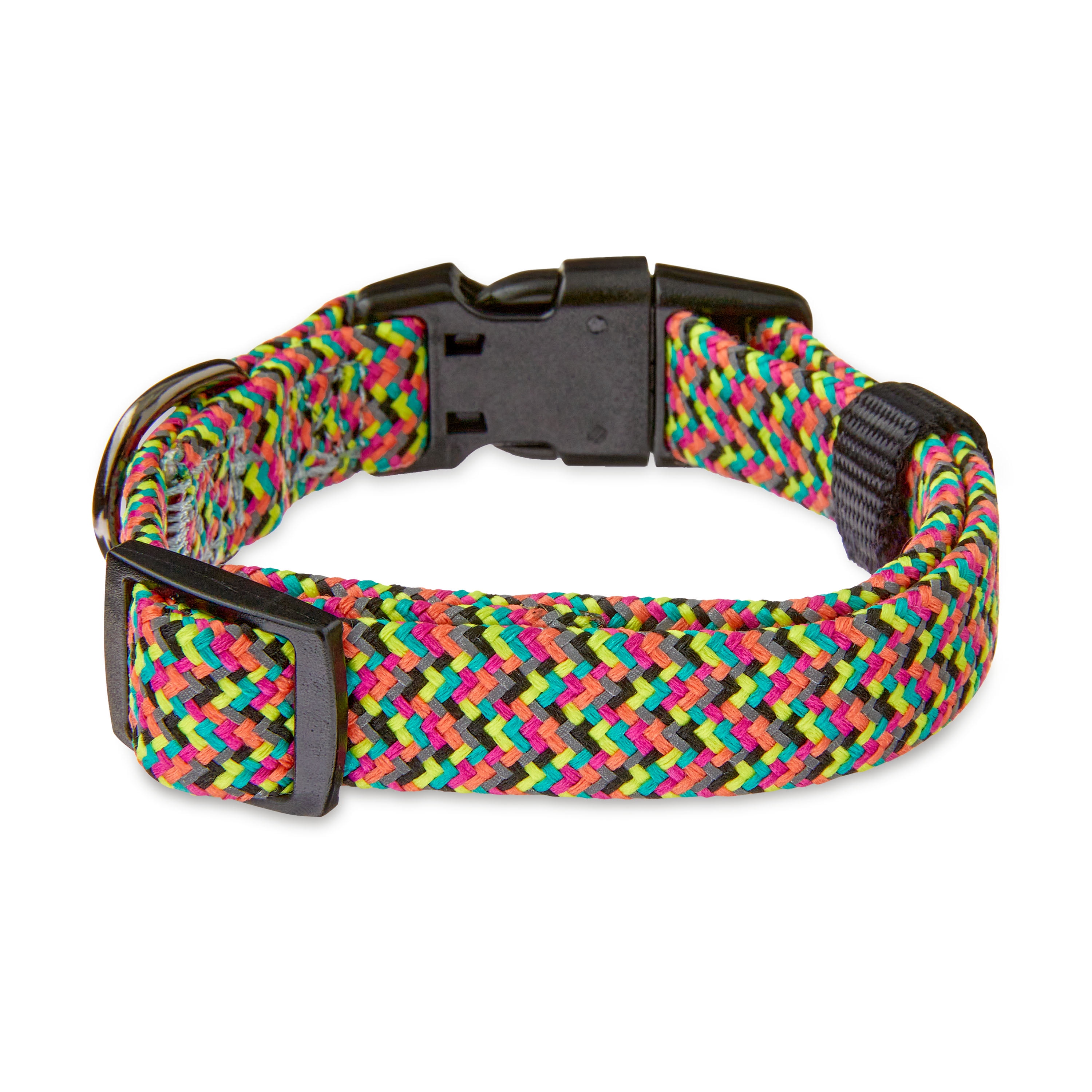 Vibrant Life Chevron Reflective Adjustable Dog Collar, X-Small
