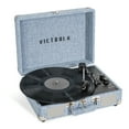 thumbnail image 6 of Victrola Journey+ Signature Bluetooth Suitcase Record Player- Blue, 6 of 8