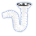 thumbnail image 1 of Céspol Flexible tipo P con contracanasta práctica, extensión 55 cm., 1 of 4