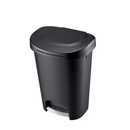 Rubbermaid Classic Step-On Lid Trash Can for Home, Kitchen, and Bathroom Garbage, 13 Gallon ...