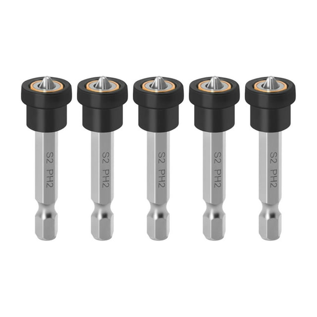 5 Piezas Puntas de Destornillador Cola de Posicionamiento Hexagonal 50mm