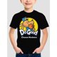 thumbnail image 1 of Boys' Black "Do Good" Graphic T-Shirt - Casual Short Sleeve Crew Neck with Humorous Dog Design, Soft Cotton Fabric for Spring & Summer Wear, Boy T Shirt, 1 of 6