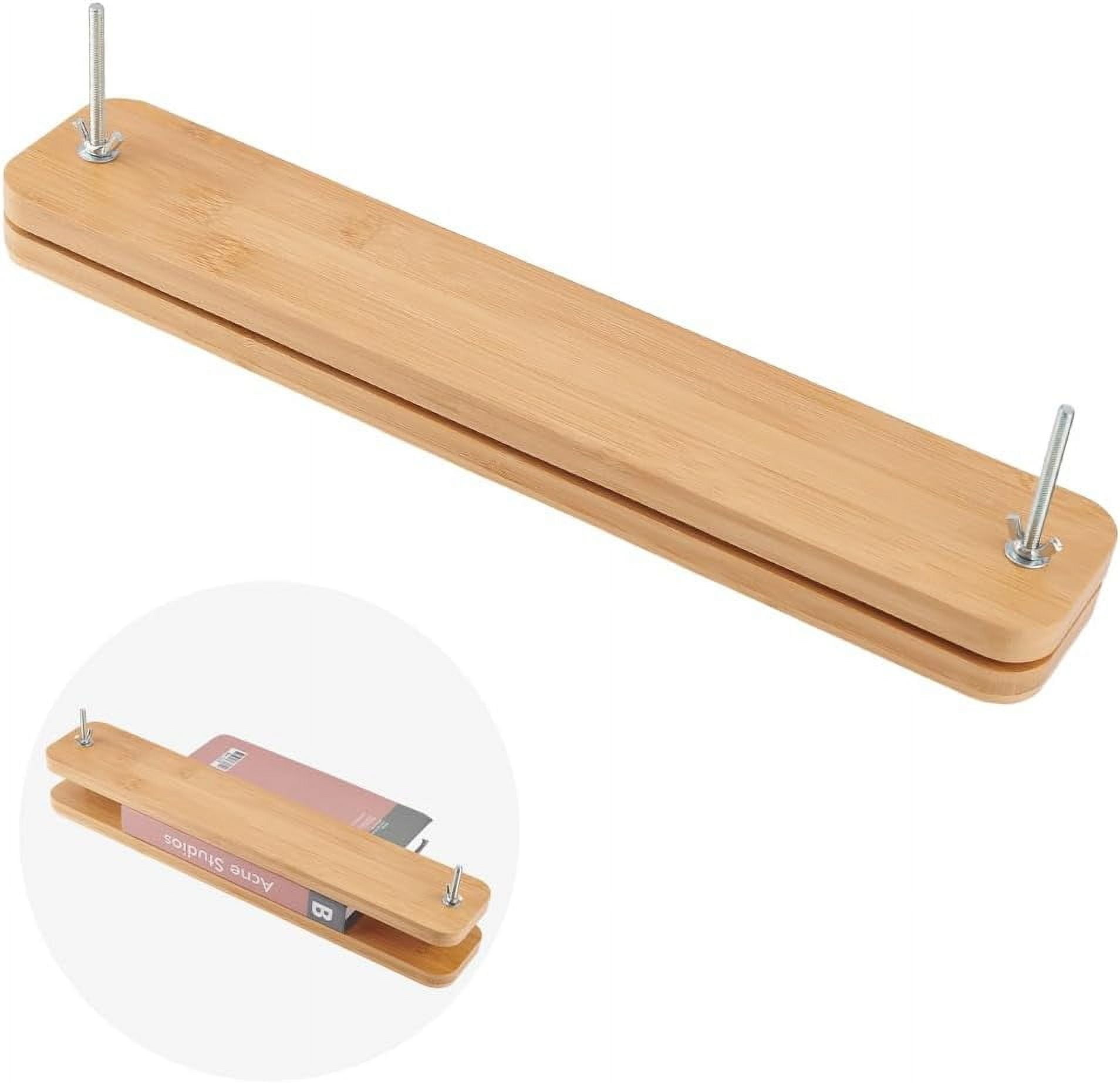 Wooden Book Press Tools for Bookbinding Rectangle Moccasin 295x200x102mm