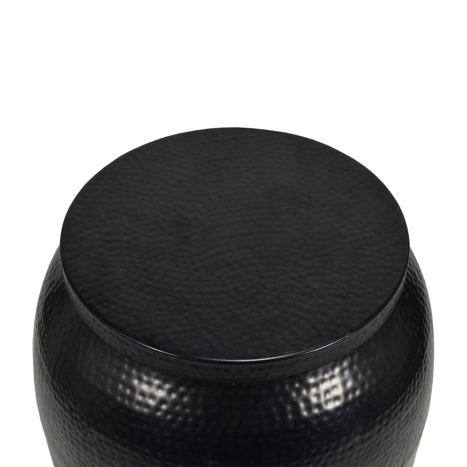 hometrends Hammered Accent Table with Storage