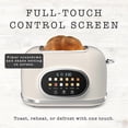 thumbnail image 5 of Rae Dunn Toaster, Digital Retro Stainless Steel with 6 Shade Settings, Cream, 5 of 7