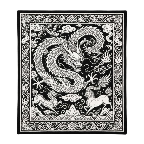 SUYOLL DIY Coloring Blanket Washable Art Project Cozy Home Blanket For Seasonal Birthday And Holiday Gifts Creative Craft Throw Blanket For Adults And Kids