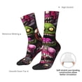 thumbnail image 4 of Picia Monstrous Cartoon Characters Print Athletic Socks for Men & Women – Cushioned Moisture-Wicking Crew Socks for Sports, Running, and Training, Soft & Breathable Size 5-11, 4 of 6
