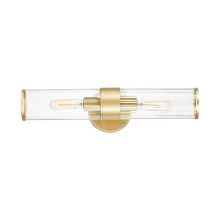 

Maxim 11472CRSBR Crosby 2-Light Wall Sconce Satin Brass