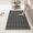 Gray, variant on JMYHOAM Living Room Bedroom Flocking Carpet Plushes Rug Bathroom Absorbent Non Slip Mats Kitchen Foot Mats Machine Wash Bathroom Rugs for Bedroom Bath Tub and Shower Bathroom Accessories Floor Mats
