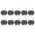 thumbnail image 1 of 10 mini focos LED empotrables de 1 W con transformador independiente para vitrinas, cocinas, escaleras, armarios, 90-265 V CA [Clase energética A++], 1 of 5