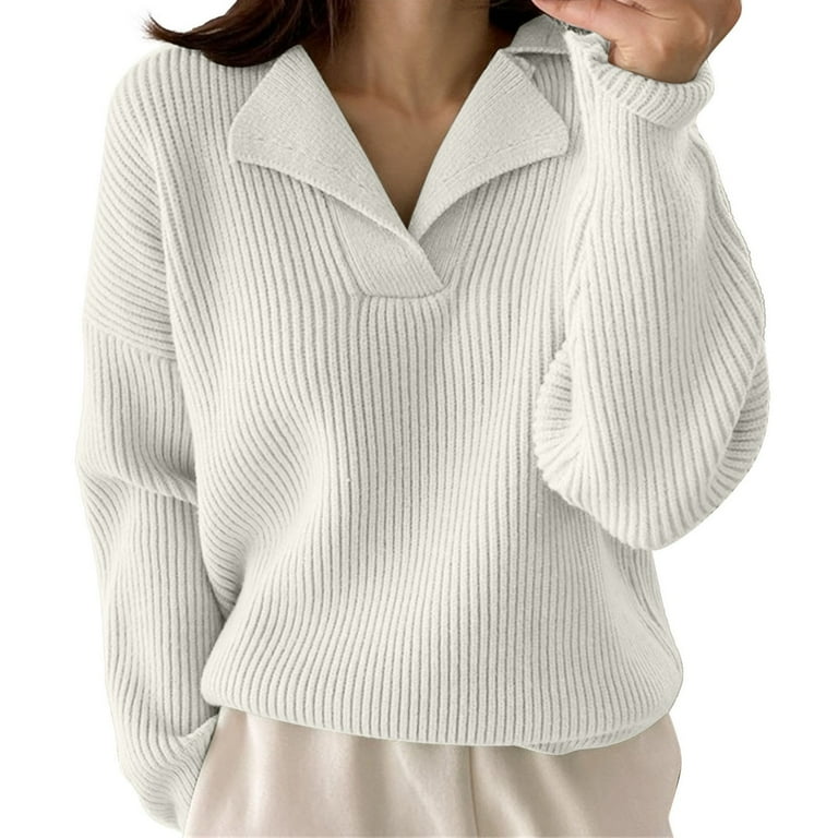 Long Sleeve Half Open Collar Loose Sweatshirt Long Sleeve Half Open Collar Loose Sweatshirt