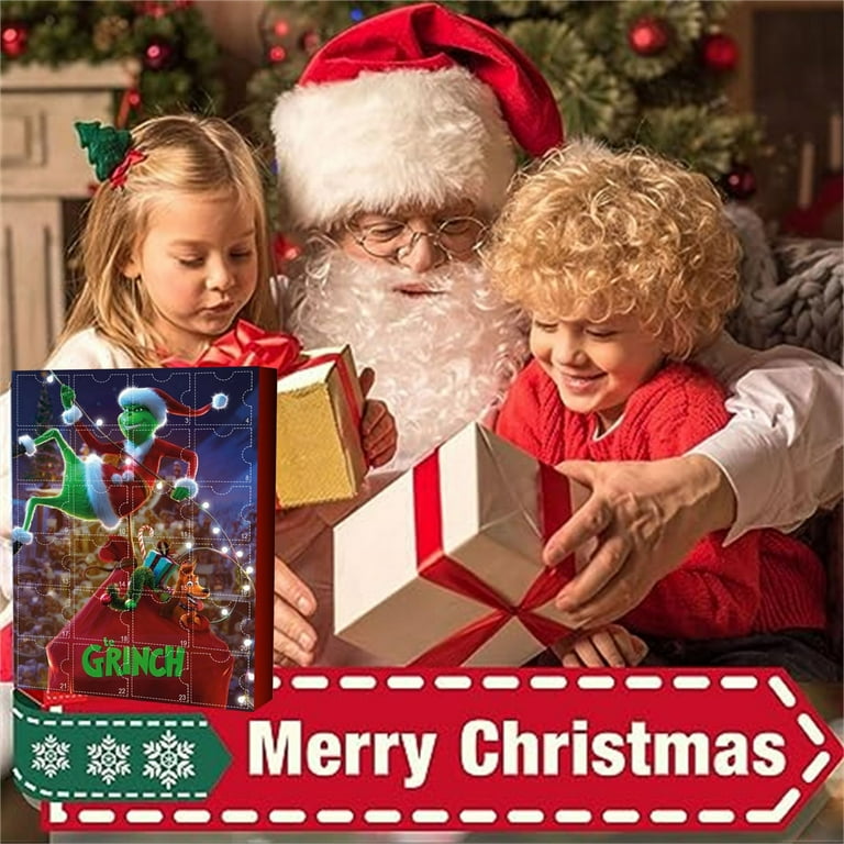 Grinch Advent Calendar 2025 Figure Pvc, 24 Days Of Christmas