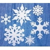 2' Shimmering Snowflakes White (3 Pack)