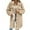 Beige, variant on Women's Winter Outerwear Long Sleeve Cardigan Jacket with Open Front Lapel Design for Cozy Comfort