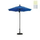 California Umbrella ALTO758170-SA53 7,5 Pi Marché de Fibre de Verre Poulie Parapluie Ouvert MWhite-Pacifica-Canvas – image 1 sur 2