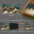thumbnail image 4 of Large Mountain Canvas Wall Art Nature Forest Wall Decor Rustic Farmhouse Moon Landscape Framed Art Print For Living Room Bedroom Dining Room 20"X40", 4 of 10