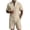 #02 Khaki 【Mix & Match: Stock Up on Your Favorite Colors】, variant on Men's 2 Piece Set Casual Cotton Linen Short Sleeve Top & Elastic Waist Shorts Summer Matching Outfits Comfortable Lightweight Lounge Vacation | Zenithor,Black L