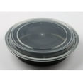 thumbnail image 3 of 10pcs 720ML Disposable Plastic Bowl Take Out Containers Food Storage Box with Lids - Round, 3 of 11