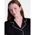 thumbnail image 5 of Joyspun Women’s Stretch Satin Sleep Top and Shorts, 2-Piece Set, Sizes XS to 3X, 5 of 6