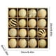 thumbnail image 3 of Juego de 24 Bolas Navideñas | Adornos Navideños de Plástico Beige, Rojo, Caqui y Verde | Adornos Irrompibles para Árbol de Navidad de 6 Cm | Orificios Ajustables para Colgar | Decoración para Pared,, 3 of 6
