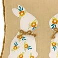 thumbnail image 3 of 16" Floral Bunny Easter Pillow, 3 of 4