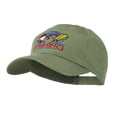 thumbnail image 2 of Fishing Fly and Bobber Embroidered Cap - Olive OSFM, 2 of 5