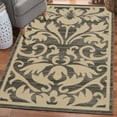 thumbnail image 4 of Capri Damask Grey & Bone 4' 3" x 7' 3" Area Rug, 4 of 6