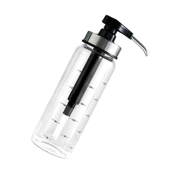 UKCOCO Honey Dispenser Glass Black 1Set