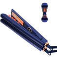 thumbnail image 1 of Plancha de pelo de hierro plano de titanio | MIRACOMB Plancha alisadora profesional con luz infrarroja para estilos rectos y suaves | Herramienta de peinado premium 2 en 1 de 1" con ajustes de calor d, 1 of 5