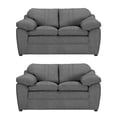 thumbnail image 1 of Sala 2-2 TRINITY Aston ( 2 piezas Love Seat ) Gris Noche Para Sala, 1 of 8