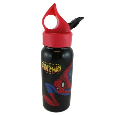 Spider Man Water Bottle - Spider Man Canteen - SpiderMan Metal Water Bottle