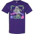thumbnail image 3 of Inktastic Daytona Beach Florida Cute Swimming Manatee T-Shirt, 3 of 5