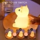 thumbnail image 3 of Bonita luz nocturna para niños, luz LED de silicona con forma de vaca que cambia de 7 colores, lámpara de guardería con temporizador, lámpara decorativa para habitación de vaca para bebés, niños y niñ, 3 of 5