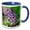 Blue/White, variant on 3drose, Grapes on Vine, Skaneateles, New York, Usa., 11oz Mug
