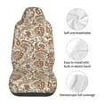 thumbnail image 6 of JUNZAN Indian Paisley1 Print 2pcs Seat Covers,Universal Fit Sedans,Cars,Vans,SUV,Truck, 6 of 7