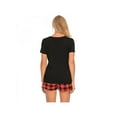 thumbnail image 5 of Ensemble de Pyjama pour Femmes à Manches Courtes, Vêtements de Nuit, Ensembles de Pyjamas, Vêtements de Nuit 2 Pcs pour Dames, 5 of 5