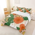 thumbnail image 2 of Erosebridal Chic Flower Full Size Comforter Sets for Girls, Tropical Palm Tree Leaves Bedding Sets, Reversible, 3pcs, 2 of 6