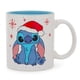 thumbnail image 1 of Taza Disney Lilo & Stitch con diseño de Papá Noel, de cerámica, 600 ml, sin BPA, 1 of 6