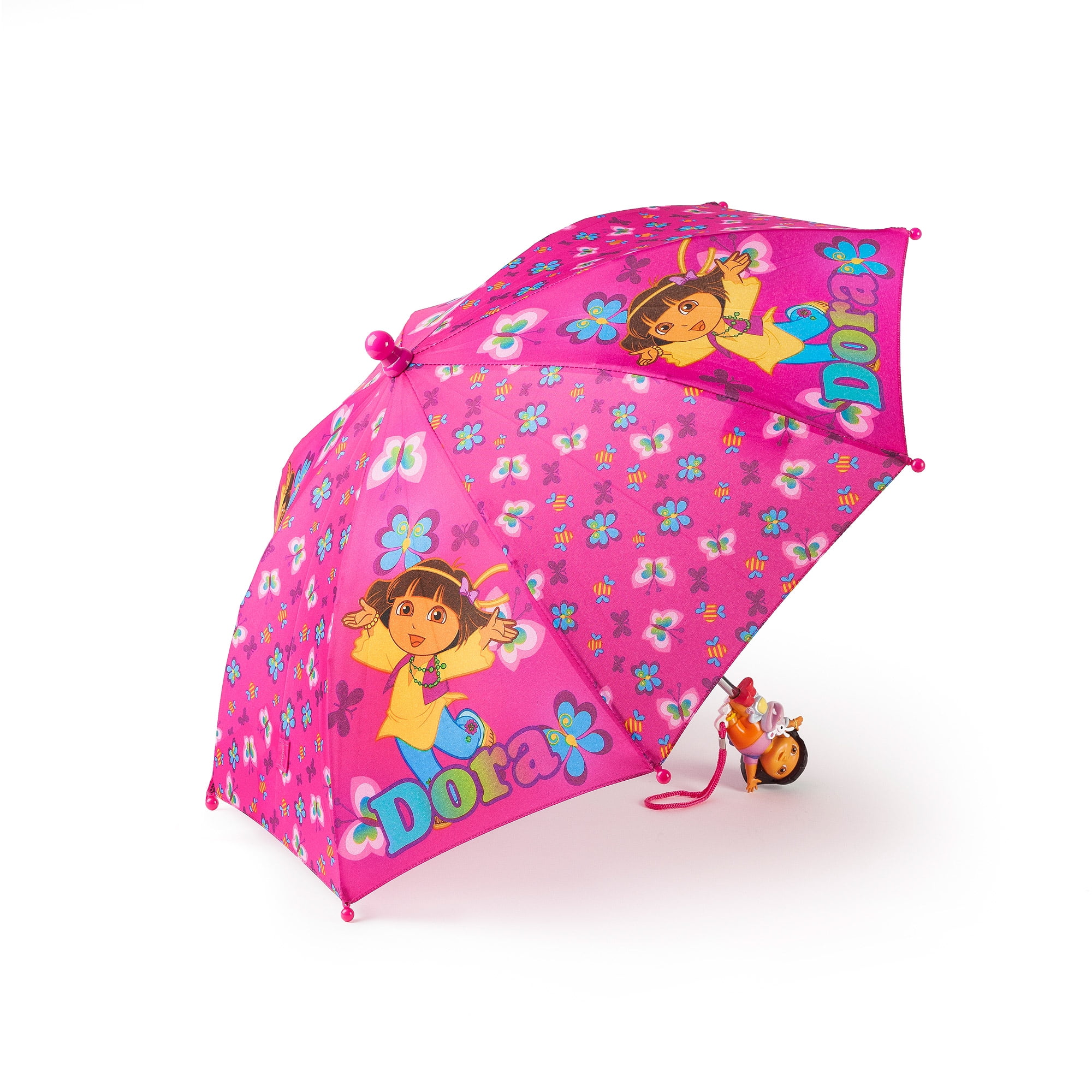 Toddler Girls Nickelodeon Dora the Explorer Pink Fashion Rain Umbrella Ages 3+